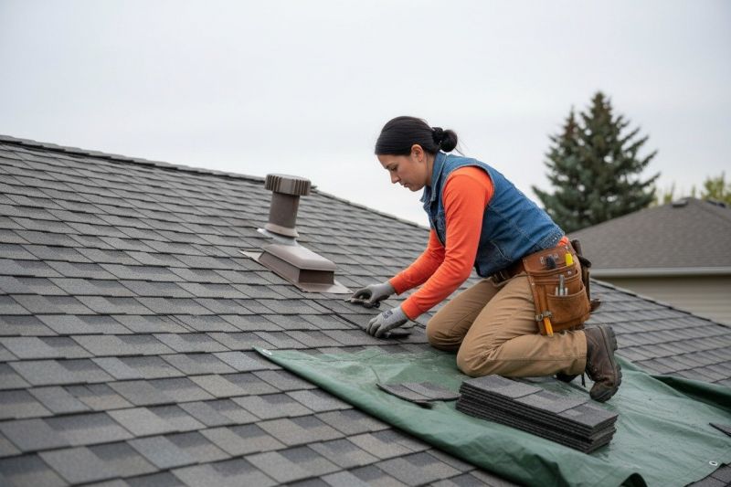 Hip Roof Shingle Repair